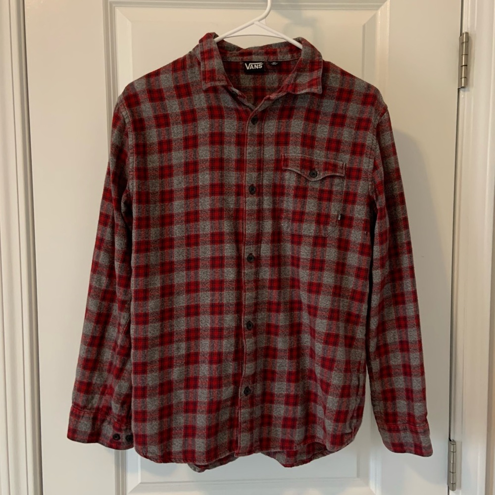 Boys Vans Plaid Flannel Shirt